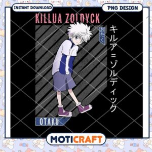 Killua Zoldyck PNG Anime Design Download