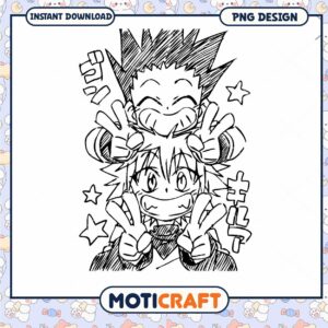 Killua Gon PNG Anime Design