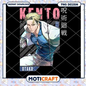 Kento Anime Character PNG Art for Instant Download Design