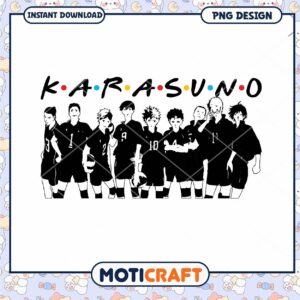 Karasuno Volleyball Team PNG Design