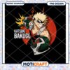 Katsuki Bakugo Dynamic PNG Design for Instant Download Art