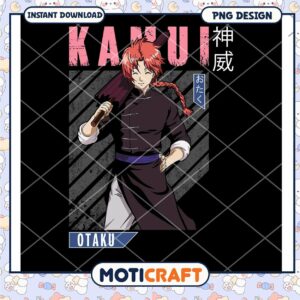 Kaku PNG Anime Design Instant Download