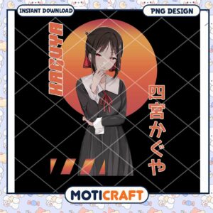 Kaguya Shinomiya PNG Anime Illustration