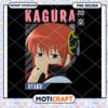 Kagura Anime PNG Sublimation Design