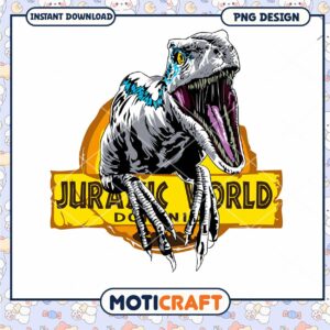 Jurassic World Raptor PNG Design