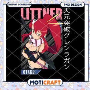 Instant Download PNG Littner Otaku Design for Anime Lovers