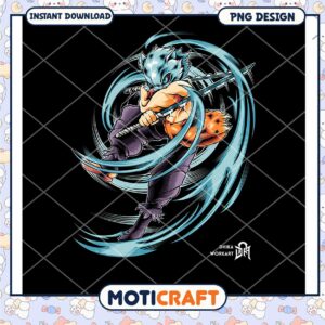 Inosuke PNG Design Demon Slayer Art
