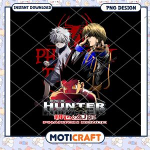 Hunter X Hunter Phantom Rouge PNG Design Instant Download Art