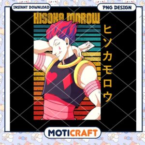Hisoka Morrow Vintage PNG Design