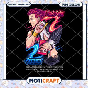 Hisoka HunterXHunter PNG Design