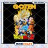 Goten Dragon Ball Z PNG Design 1 Goten Dragon Ball Z PNG Design