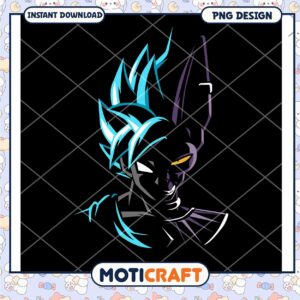 Goku Black Fusion PNG Design