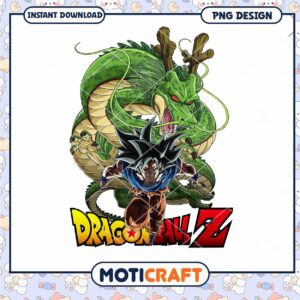 Goku & Shenron Dragon Ball Z PNG