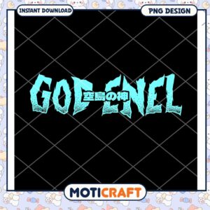 God Enel PNG Design Instant Download