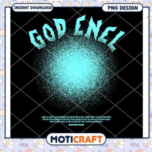 God Enel PNG Design Instant Download for Fans and Creators