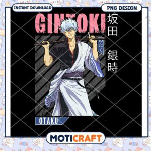 Gintama Gintoki Sakata PNG Design