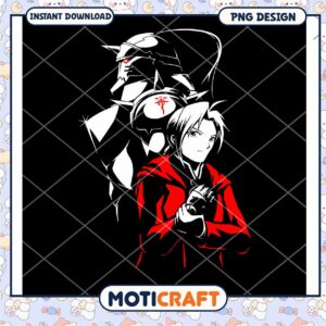 Fullmetal Alchemist PNG Sublimation