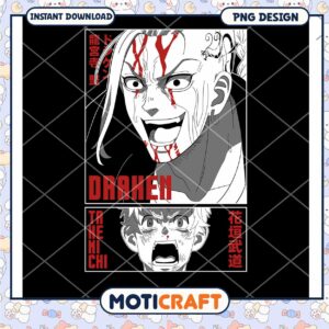 Draken & Takemichi PNG Design