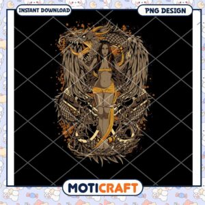 Dragon Goddess PNG Design