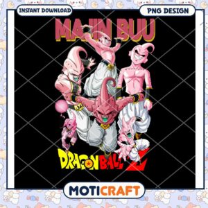 Dragon Ball Z Majin Buu PNG Design Dragon Ball Z Majin Buu PNG Design
