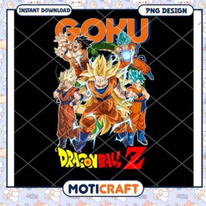Dragon Ball Z Goku PNG Design