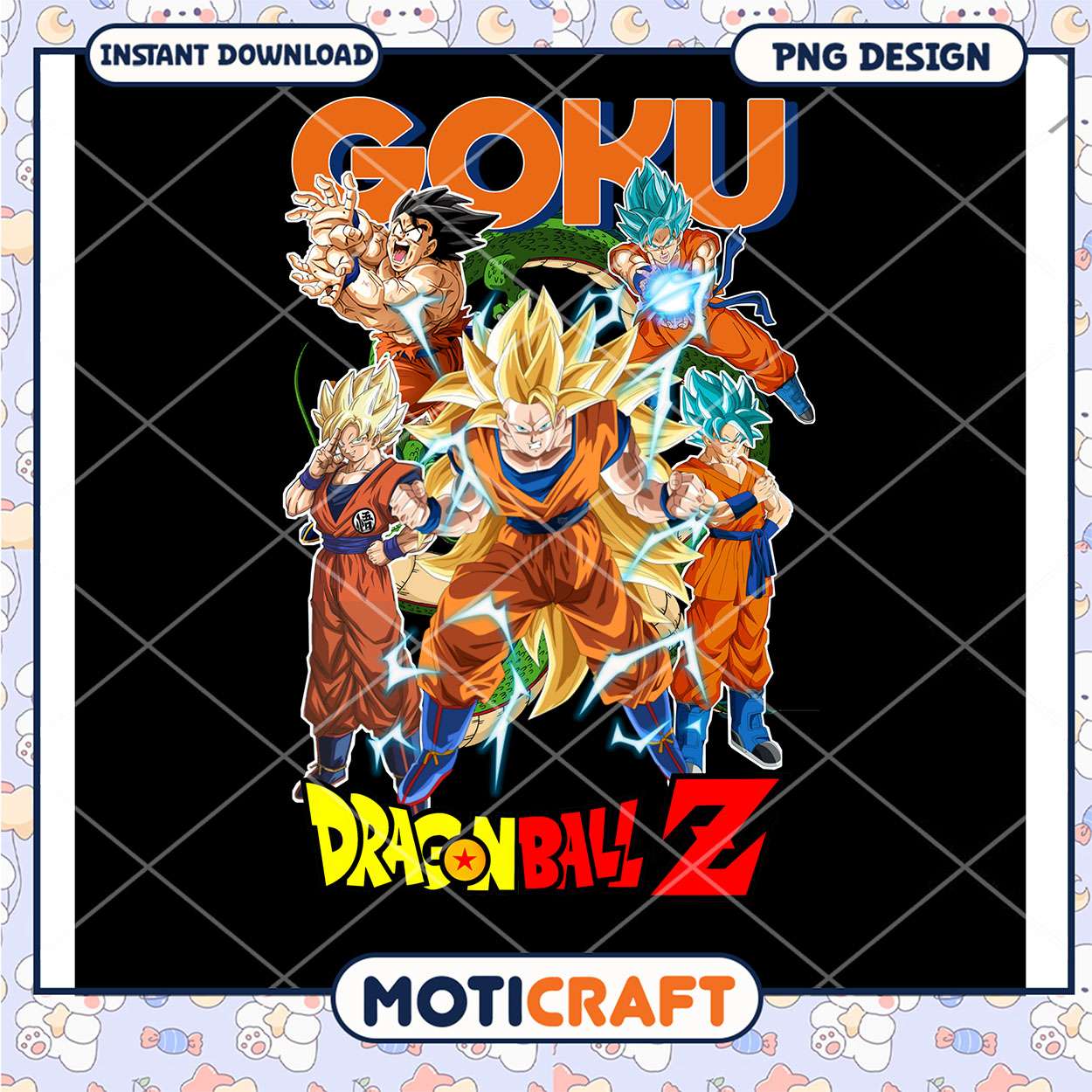 Dragon Ball Z Goku PNG Design Dragon Ball Z Goku PNG Design