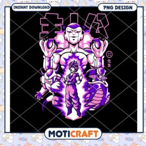 Dragon Ball Z Frieza PNG Design