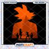 Dragon Ball PNG Goku Silhouette Design 2 Dragon Ball PNG Goku Silhouette Design
