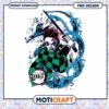 Demon Slayer Character PNG Design Instant Download Art File