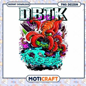 DBTK Kraken PNG Design Download