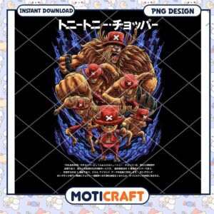 Chopper Pirate Crew PNG Design Instant Download Artwork 50x60