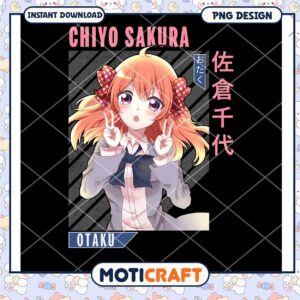 Chiyo Sakura Anime PNG Design