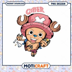 Chibi Chopper Character PNG Instant Download Cute Design 2023