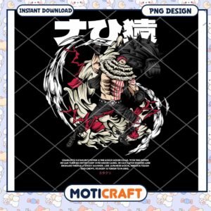 Charlotte Katakuri PNG Digital Art for Instant Download Design