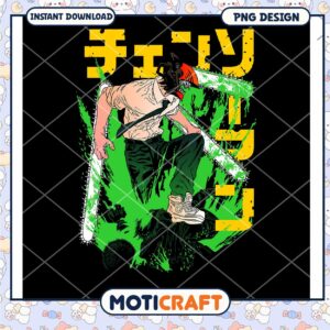 Chainsaw Man PNG Design Download