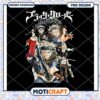 Black Clover PNG Design Instant Download