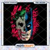Batman Joker Skull PNG Design
