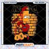 Bart Simpson Thug Life PNG Design