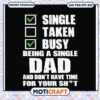 Single Dad SVG Busy Checklist
