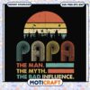 Retro Papa The Man The Myth Bad Influence SVG Design Download