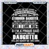 Proud Dad SVG Design for Stubborn Daughter Gift Ideas