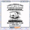 Proud Dad of Stubborn Daughter SVG