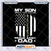 Proud Army Dad SVG, My Son Has Your Back