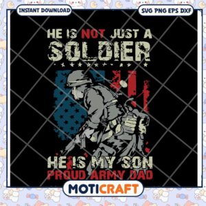 Proud Army Dad SVG Cut File