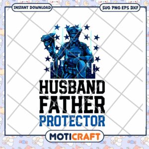 Police Officer Husband Father SVG