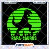 Papa-saurus SVG Retro Dinosaur Dad Design 2 Papa saurus SVG Retro Dinosaur Dad Design