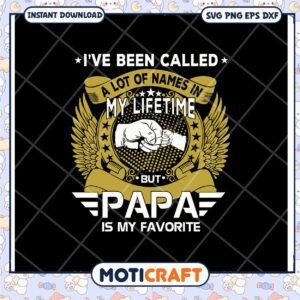 Papa Is My Favorite SVG Cut File