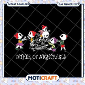 Jack Skellington Family SVG Cut File