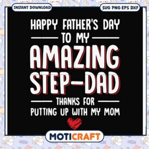 Happy Father's Day Stepdad SVG