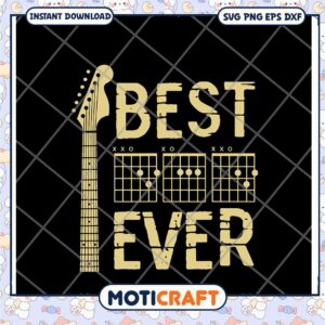 Guitar Best Ever SVG Cut File
